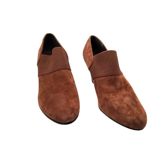 David Tate women's Brown Suede Leather Pump Size US 6.5w. - Picture 3 of 6